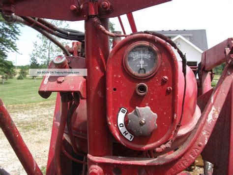 1941 Farmall H Tractorfront End Loader