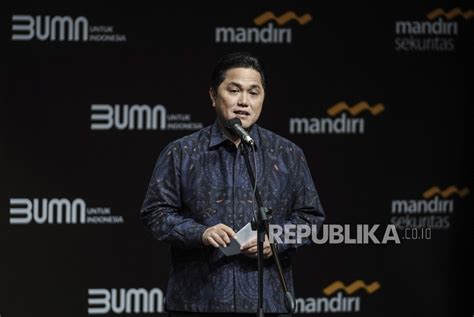 Kinerja BUMN Moncer Sepanjang 2022 Erick Beberkan Perinciannya