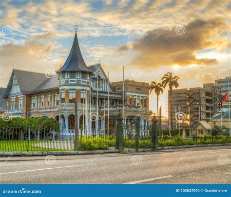 The Knowsley Building Is A Heritage Building In Trinidad Stock Photo