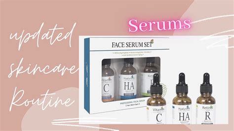 Updated Skincare Face Serum Set First Impressions Youtube