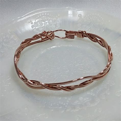 Wire Formed Solid Copper Wire Bracelet Champion Creations