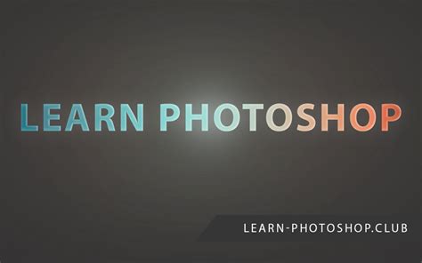 How to Make Gradient Text in Photoshop | LP Club