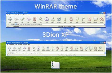 3dion Xp Winrar Theme By Alexgal23 On Deviantart