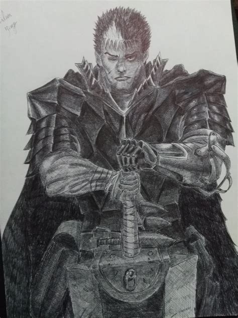 How To Draw Guts From Berserk