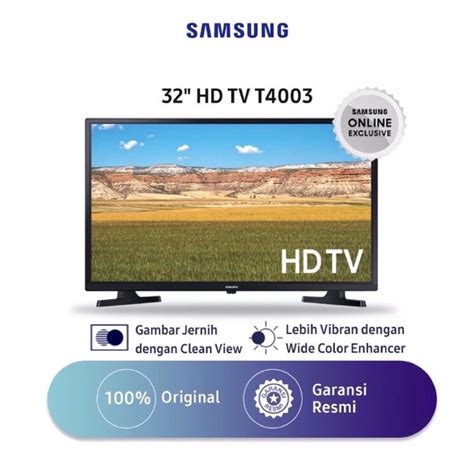 Jual TV Samsung LED 32 Inch HD T4003 UA32T4003 Garansi Resmi Shopee