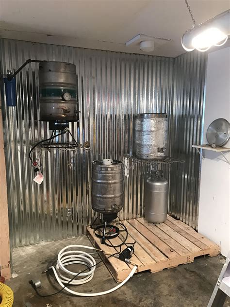 Check Out My Nearly Finished Home Brewery Nate Cole Brew Sculpture Brewing Setup