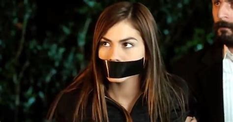 Demet Özdemir Tape Gagged Demet özdemir Tape Gagged Gagged