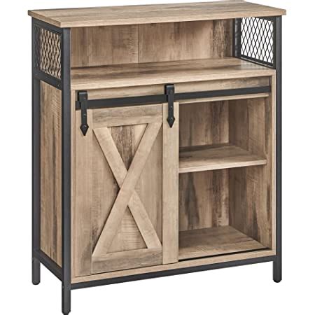 VASAGLE Sideboard Storage Cabinet Freestanding Kitchen Cupboard With