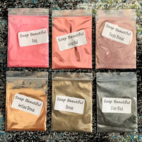 36 Bags of Mica Powder Pigments New | Etsy