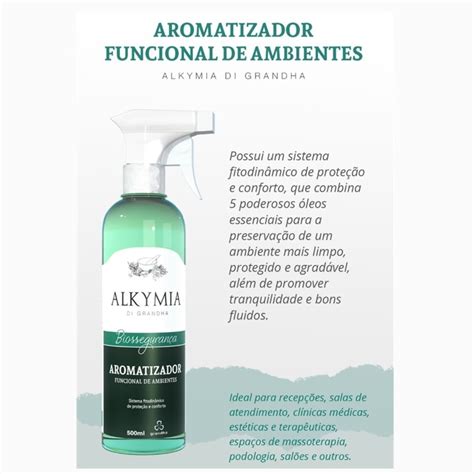 Aromatizador Funcional De Ambientes Alkymia Grandha Ml Casa Do