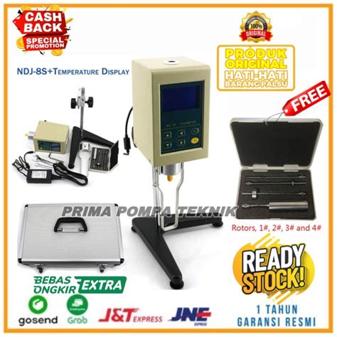 Jual Viscometer Ndj S Ukur Kekentalan Cairan Viskositas Air Kepadatan