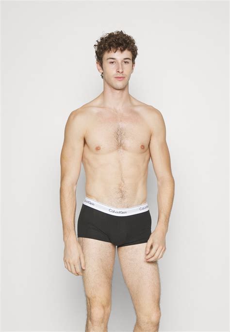 Calvin Klein Underwear Low Rise Trunk Modern Stretch 3 Pack Panties Black Schwarz Zalando At