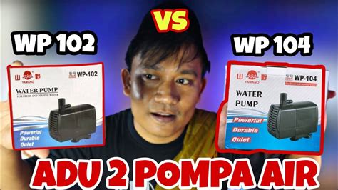 Adu Pompa Celup Yamano Review Dan Tes Pompa Aquarium Hidroponik Yamano