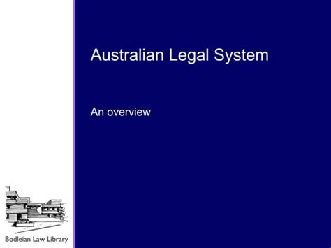 Australian Legal System Ppt