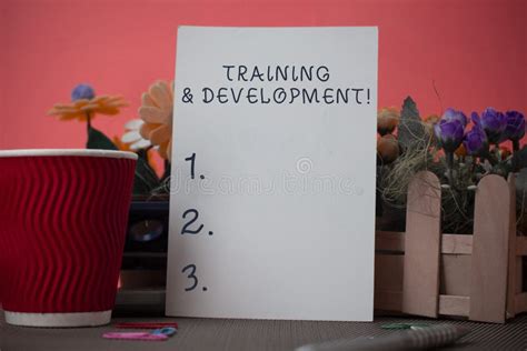 Handwriting Text Writing Training And Development Concept Meaning