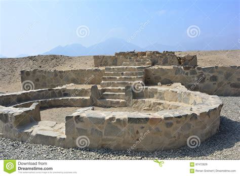 Ruins of the Caral-Supe Civilization, Peru Stock Image - Image of heritage, travel: 87472829