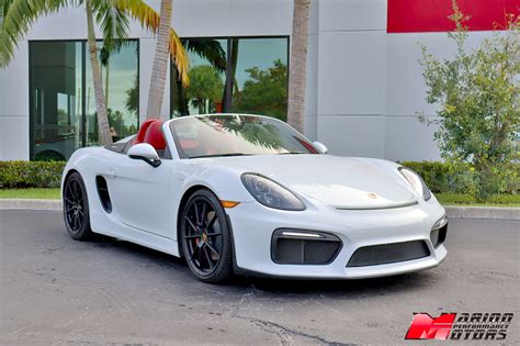 Used 2016 Porsche Boxster Spyder For Sale 99 900 Marino Performance Motors Stock 152074