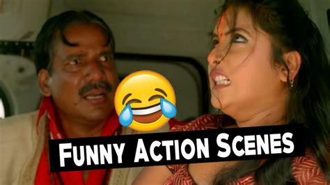 Funny Bhojpuri Action Scenes No Logic Bhojpuri Scenes Funny Video 😂