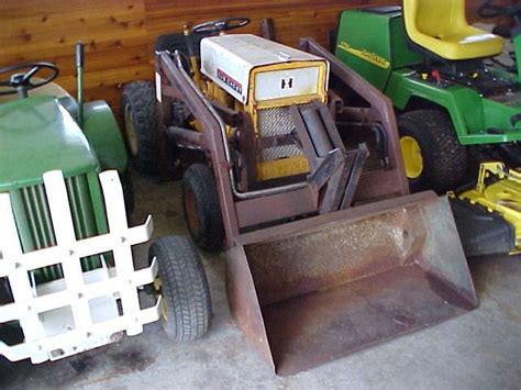 Cub Cadet 100 With A Johnson Loader Garden Tractor Attachments Lawn