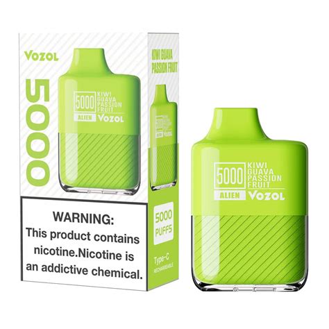 Vozol Alien 5000 Kiwi Guava Passion Fruit House Of Sweets