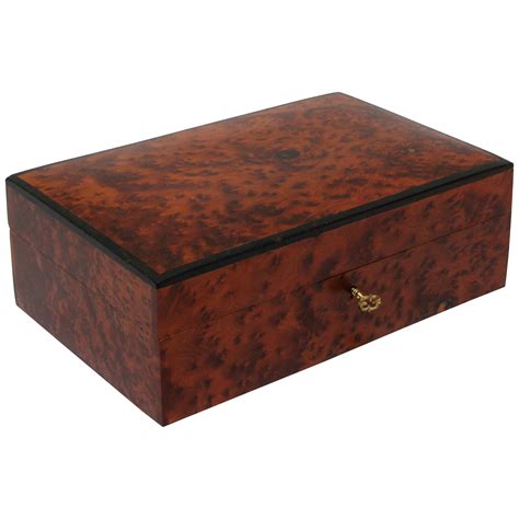 American Handcrafted Rosewood Solid Wood Jewelry Box For Sale at 1stDibs