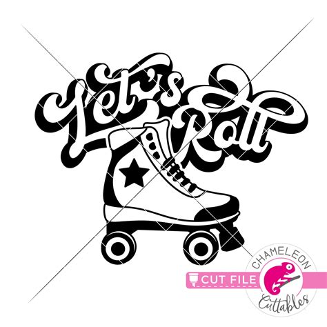 Roller Skater SVG Silhouette File Skate Svg Cricut File Roller Skates ...