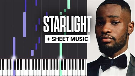 Starlight Dave Piano Tutorial Sheet Music And Midi Youtube