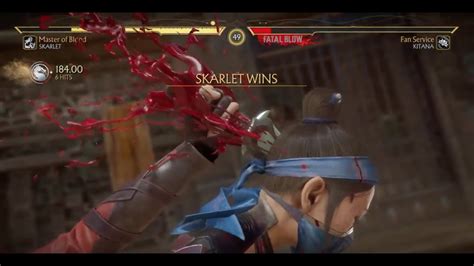 Mortal Kombat 11 Skarlet Vs Kitana Youtube