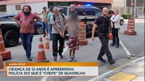 Criança de 12 anos é apreendida e identificada como chefe de quadrilha