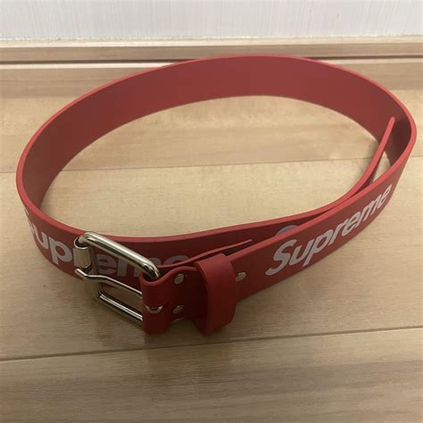 Supreme Repeat Leather Belt S