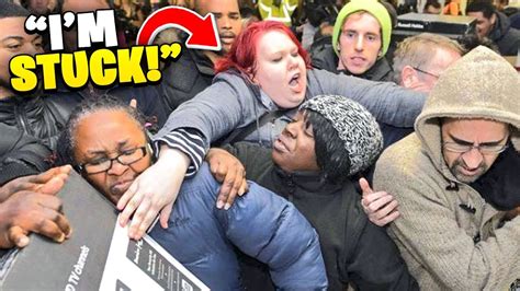 Top 10 Worst Black Friday 2019 Fails Caught On Camera Youtube