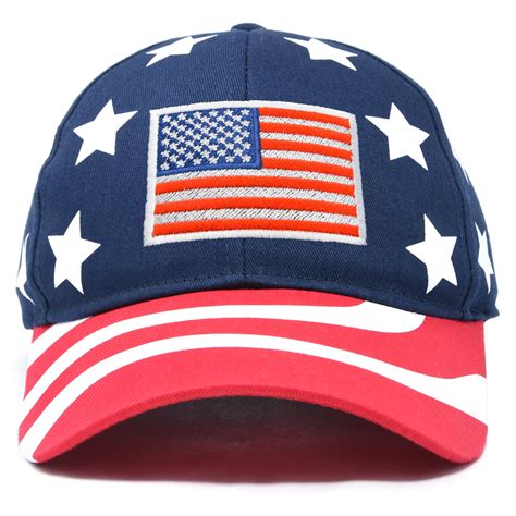 Dalix American Flag Hat Premium Usa Baseball Cap In Stars And Stripes