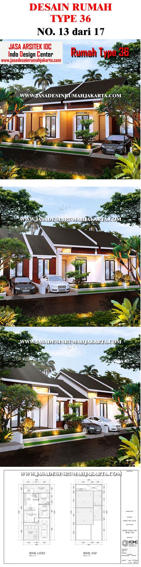 Desain Rumah Minimalis Type Part Of Denah Rumah Type