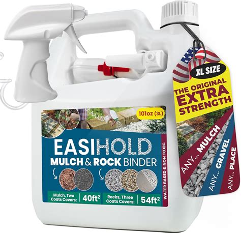 Amazon Easihold Spray Included Oz Mulch And Rock Glue For