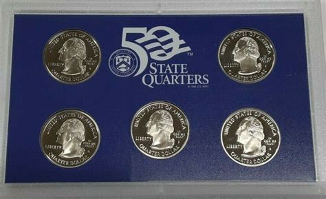 Usa S Us Mint Clad Proof State Quarters Set Gem Coins Only No