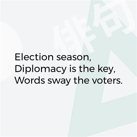 Diplomatic Words Haiku No Tomo