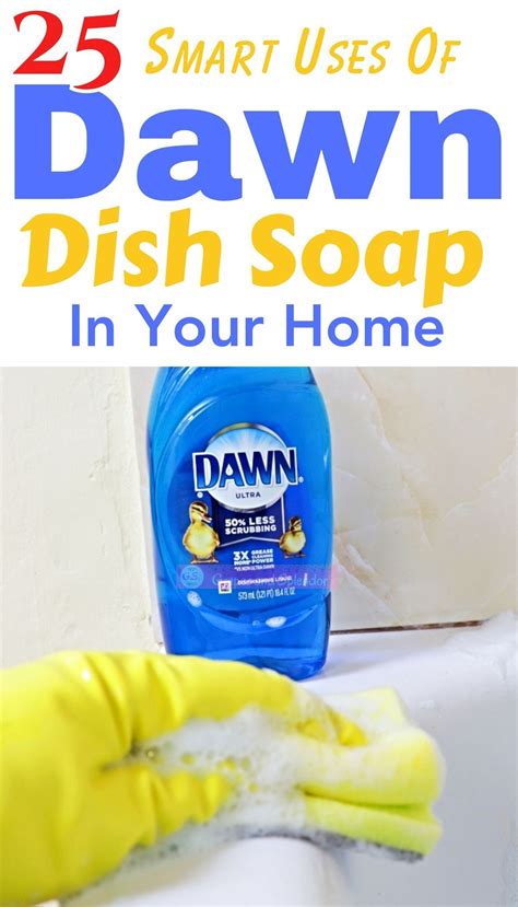 Ways To Use Dawn Dish Soap In Your Home Artofit