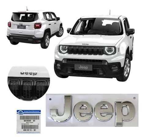 Sigla Jeep Cromado Do Capo Jeep Renegade Longitude At