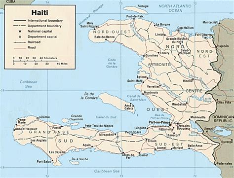 Haiti Regions Map