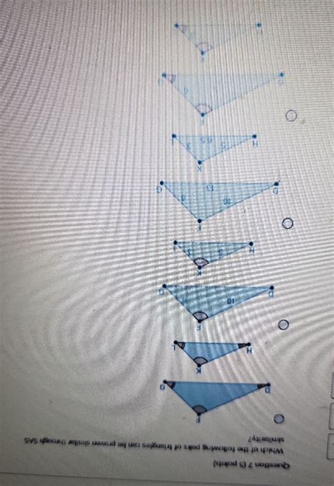 Solved Which Of The Following Pairs Of Triangles Can Be Proven