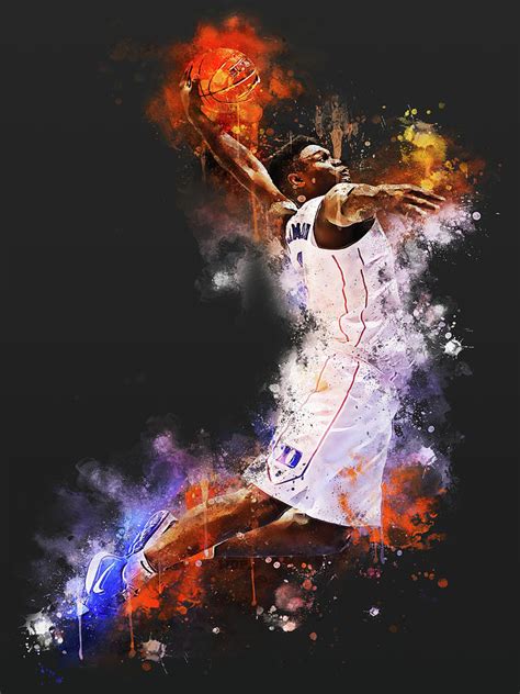 Zion Williamson Poster Digital Art By Jelle Veenstra