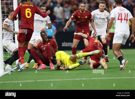 Yassine Bounou Also Known As Bono Of Sevilla Seen In Action During The