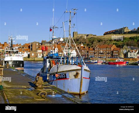 Whitby Harbour Fishing Trawler Hi Res Stock Photography And Images Alamy