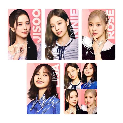 Handmade Photocards Kpop Blackpink Oreo Rose Jennie Etsy