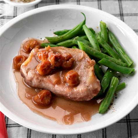 Pork Chops With Cherry Sauce Recipe How To Make It