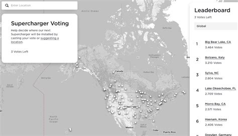 Tesla Abstimmung über Supercharger Standorte Teslamag De