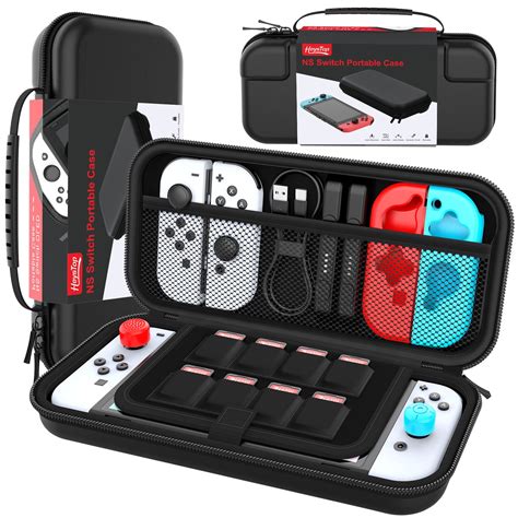 Heystop Nintendo Switch Case High Capacity Portable Switch Case With