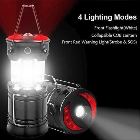 Multifunction Outdoor COB LED Camping Light Lantern Foldable