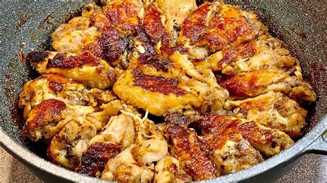 Крехки пилешки крилца на тиган - зачервени и хрупкави /Куриные крылышки ...