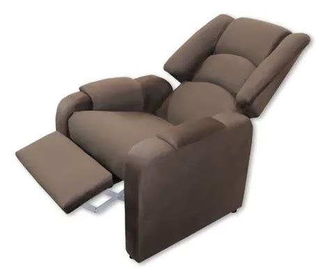 Poltrona Reclin Vel Suede P Idoso Confortavel Descanso Full